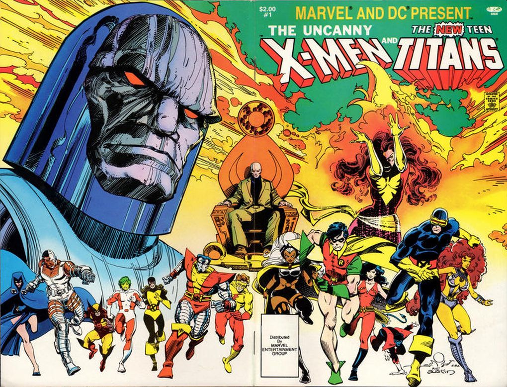 Comic crossover de los X-men y los Jóvenes Titanes